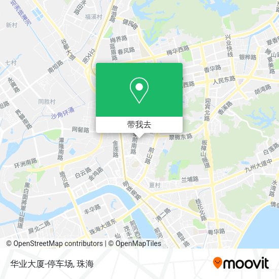 华业大厦-停车场地图
