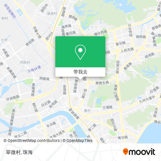 翠微村地图