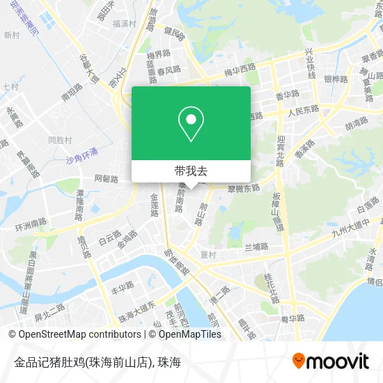 金品记猪肚鸡(珠海前山店)地图