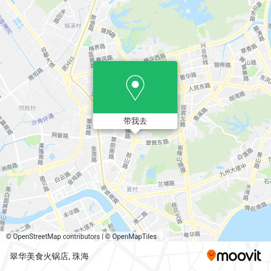 翠华美食火锅店地图
