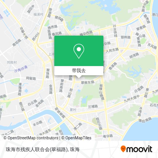 珠海市残疾人联合会(翠福路)地图