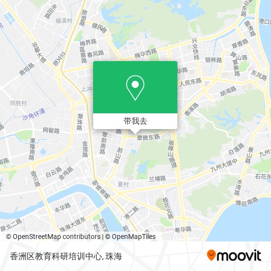 香洲区教育科研培训中心地图