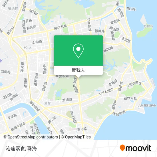 沁莲素食地图