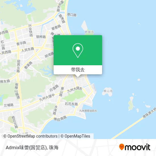 Admix味蕾(国贸店)地图