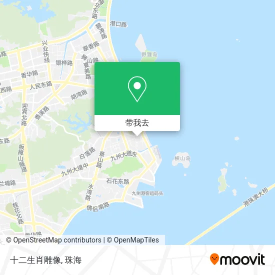 十二生肖雕像地图