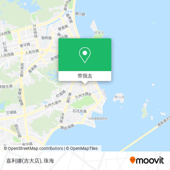 嘉利娜(吉大店)地图
