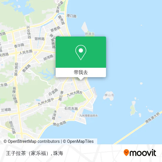 王子拉茶（家乐福）地图