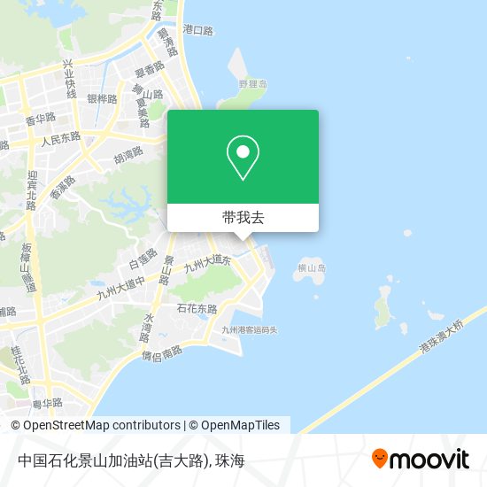 中国石化景山加油站(吉大路)地图
