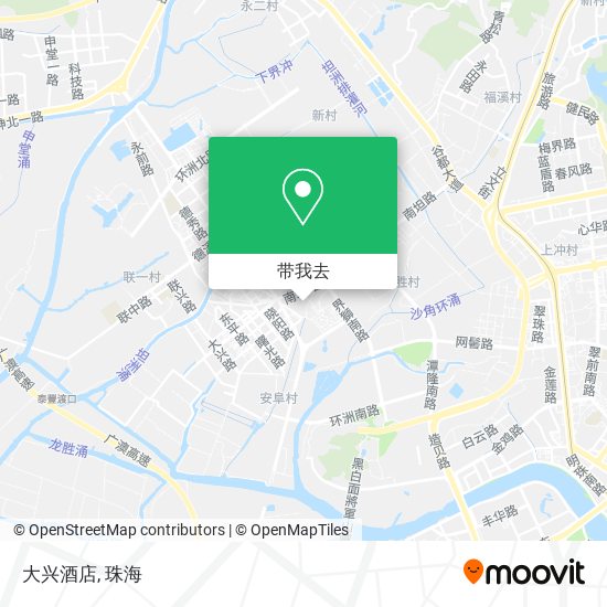 大兴酒店地图