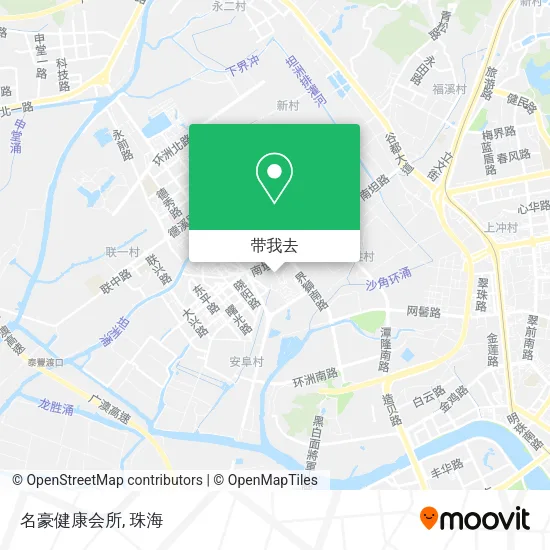 名豪健康会所地图