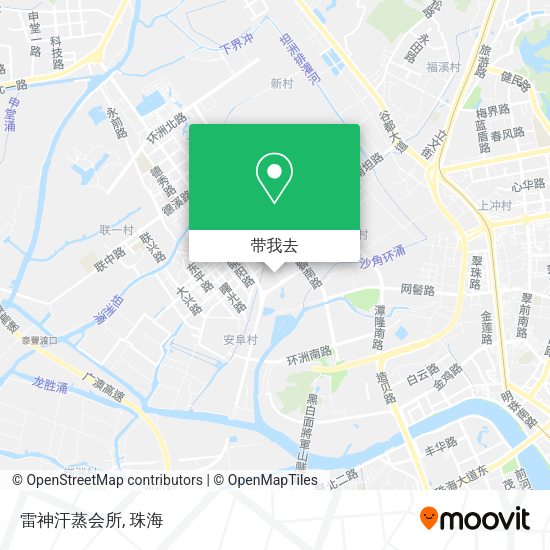 雷神汗蒸会所地图