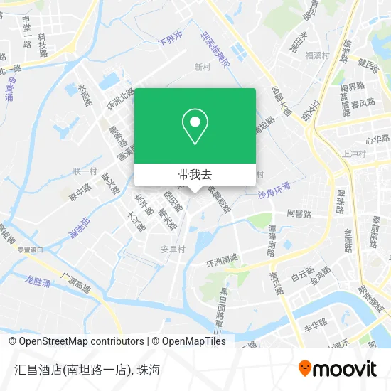 汇昌酒店(南坦路一店)地图