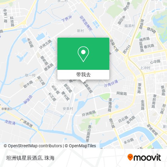 坦洲镇星辰酒店地图