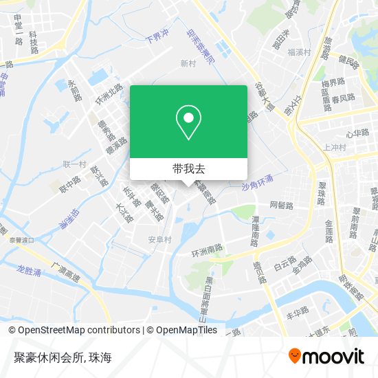 聚豪休闲会所地图