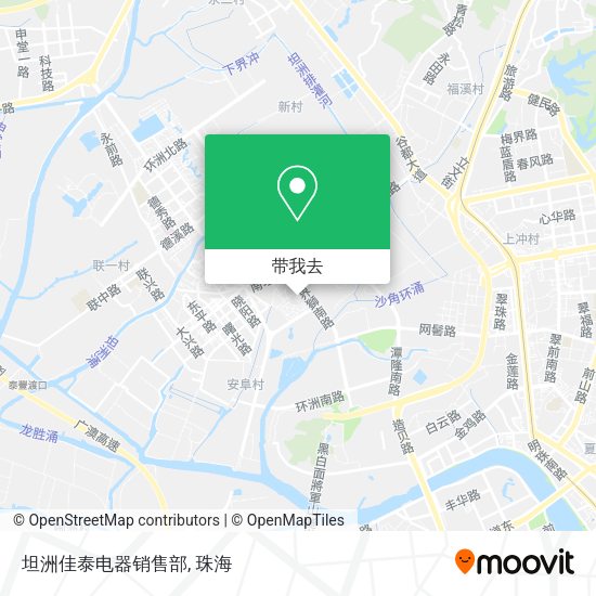 坦洲佳泰电器销售部地图