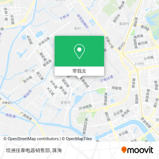 坦洲佳泰电器销售部地图