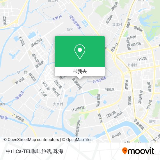 中山Ca-TEL咖啡旅馆地图