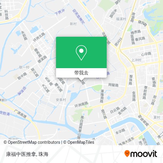康福中医推拿地图