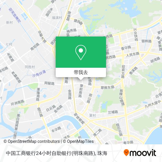 中国工商银行24小时自助银行(明珠南路)地图