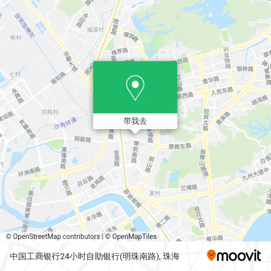 中国工商银行24小时自助银行(明珠南路)地图