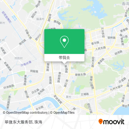 翠微东大服务部地图