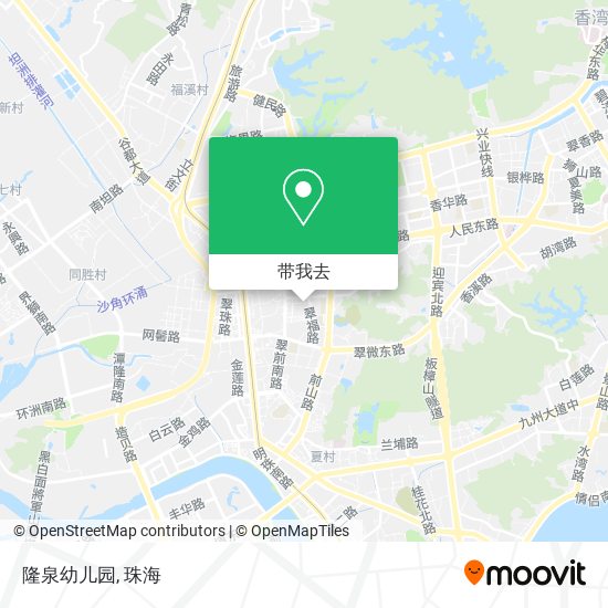 隆泉幼儿园地图