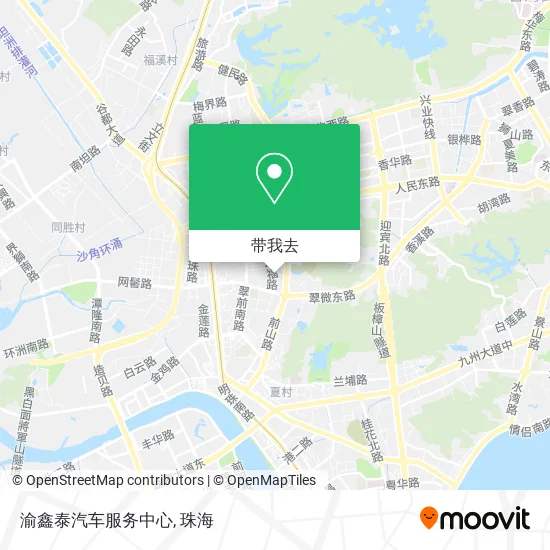 渝鑫泰汽车服务中心地图
