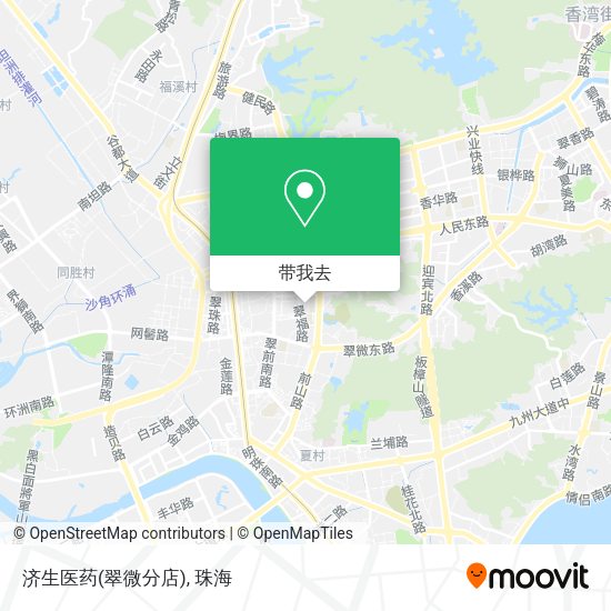 济生医药(翠微分店)地图