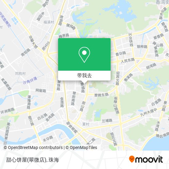 甜心饼屋(翠微店)地图