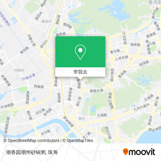 潮香园潮州砂锅粥地图