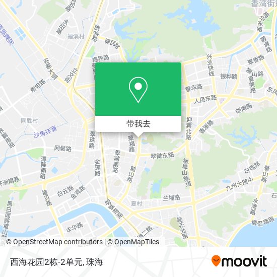 西海花园2栋-2单元地图
