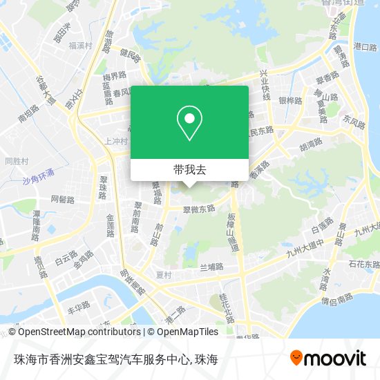 珠海市香洲安鑫宝驾汽车服务中心地图