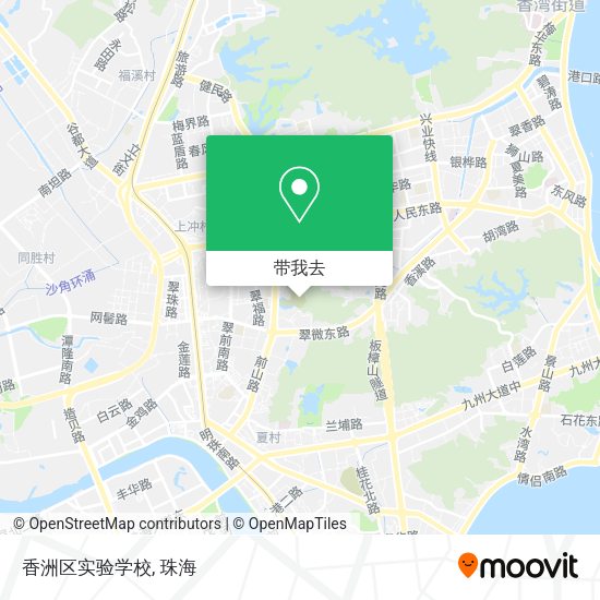 香洲区实验学校地图