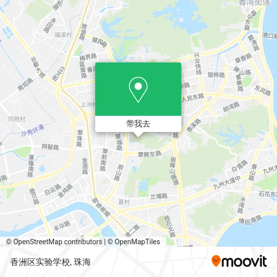 香洲区实验学校地图