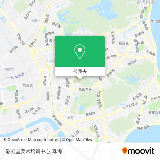 彩虹堂美术培训中心地图