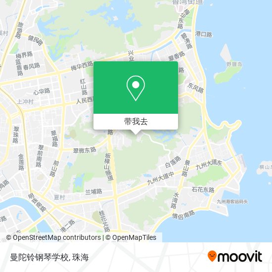 曼陀铃钢琴学校地图