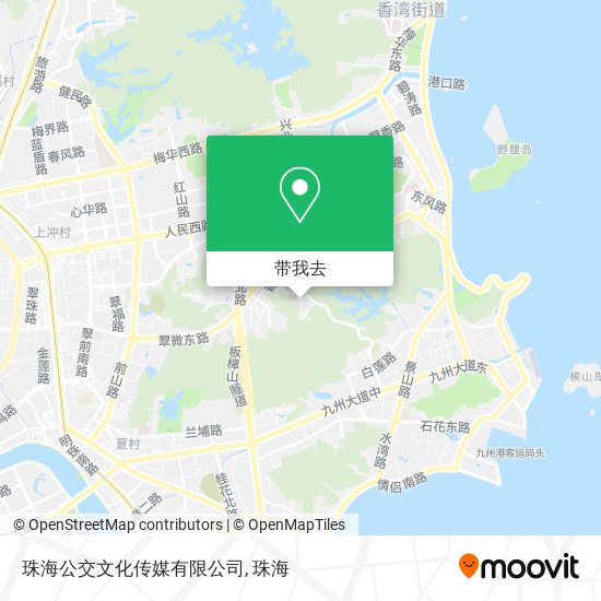 珠海公交文化传媒有限公司地图