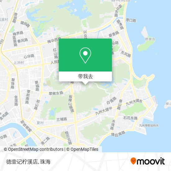 德壹记柠溪店地图