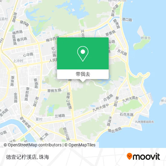 德壹记柠溪店地图