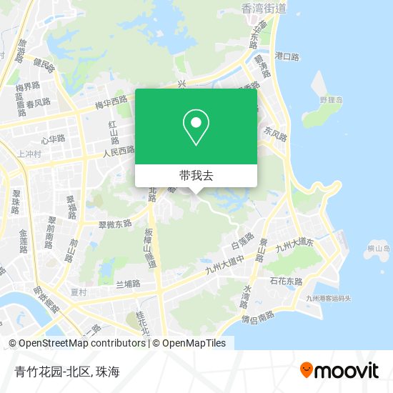青竹花园-北区地图