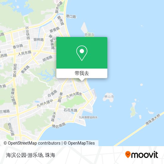 海滨公园-游乐场地图