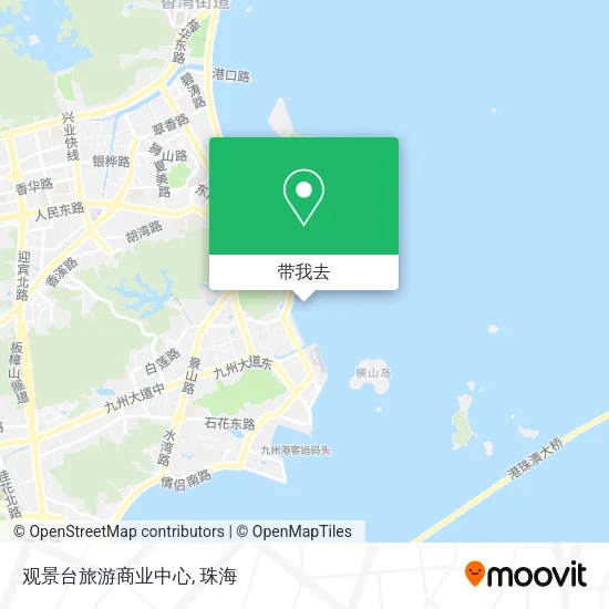 观景台旅游商业中心地图
