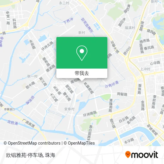 欣锠雅苑-停车场地图