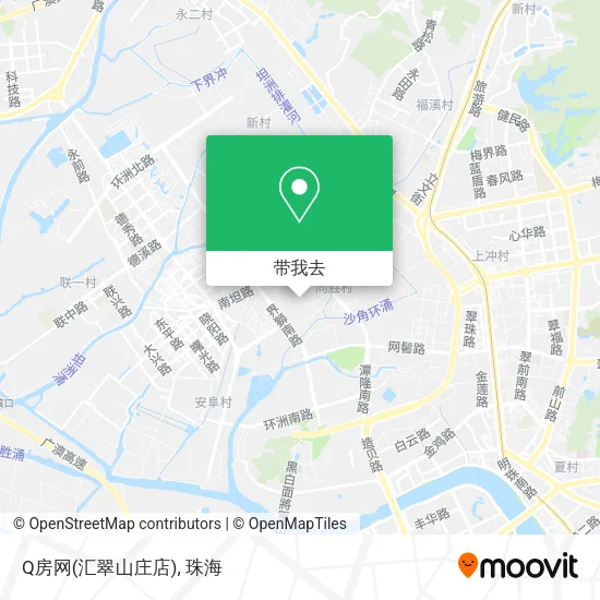 Q房网(汇翠山庄店)地图