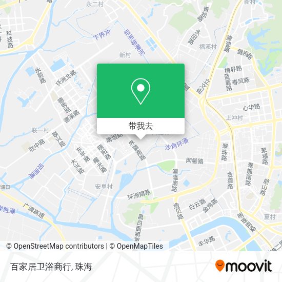 百家居卫浴商行地图