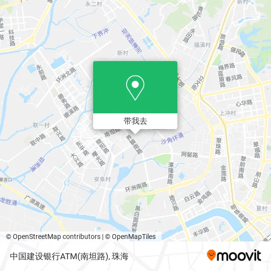 中国建设银行ATM(南坦路)地图