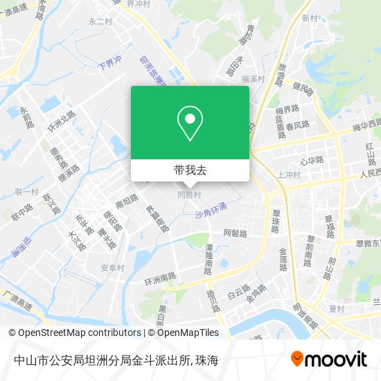 中山市公安局坦洲分局金斗派出所地图