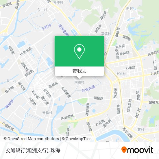 交通银行(坦洲支行)地图