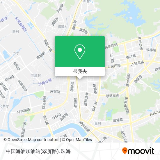 中国海油加油站(翠屏路)地图