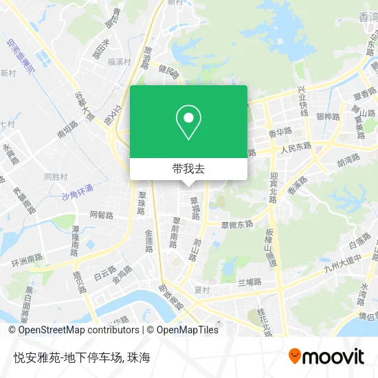 悦安雅苑-地下停车场地图